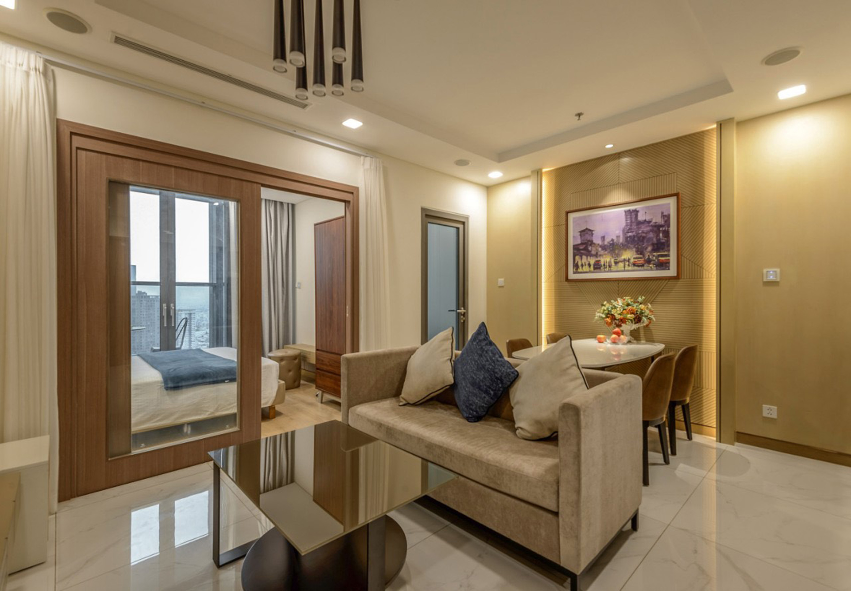 LANDMARK 81 - Căn hộ Deluxe, 1 phòng ngủ, ban công, quang cảnh thành phố